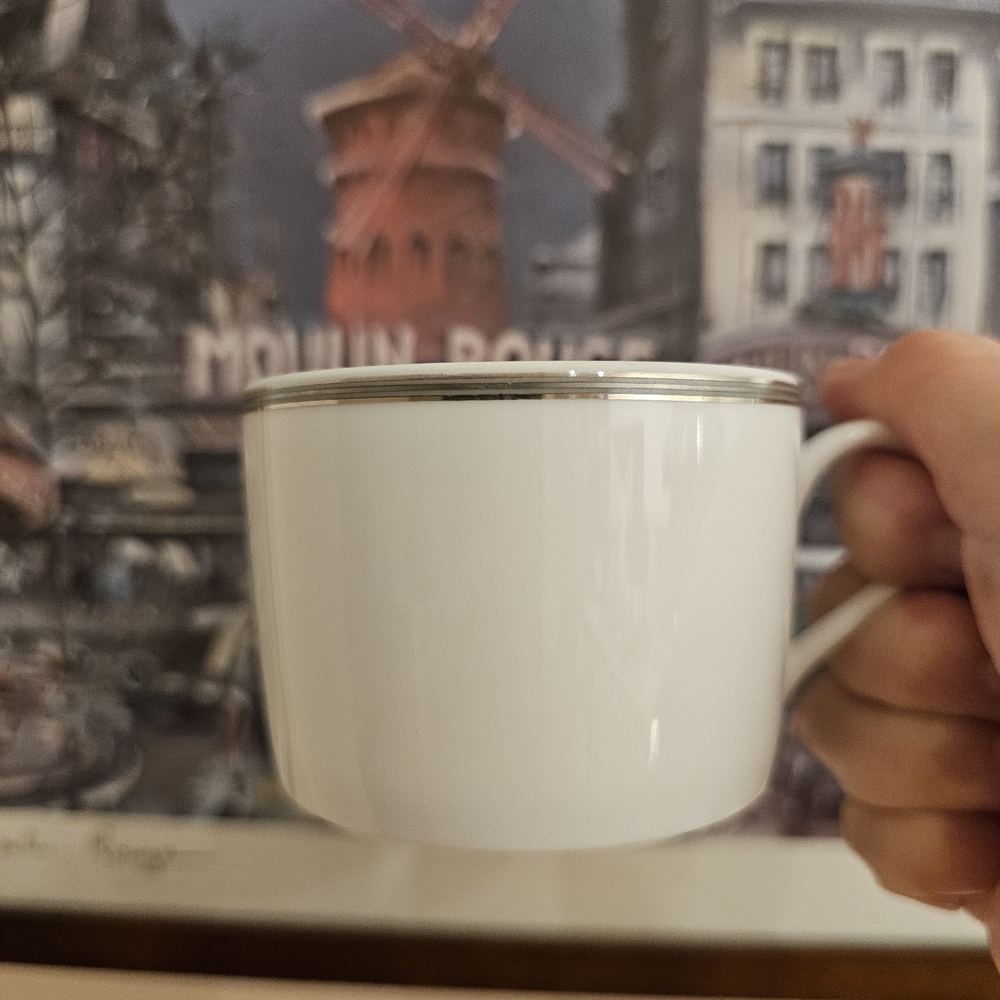 Hermes Flat Cup In Chaine d'Ancre Pattern